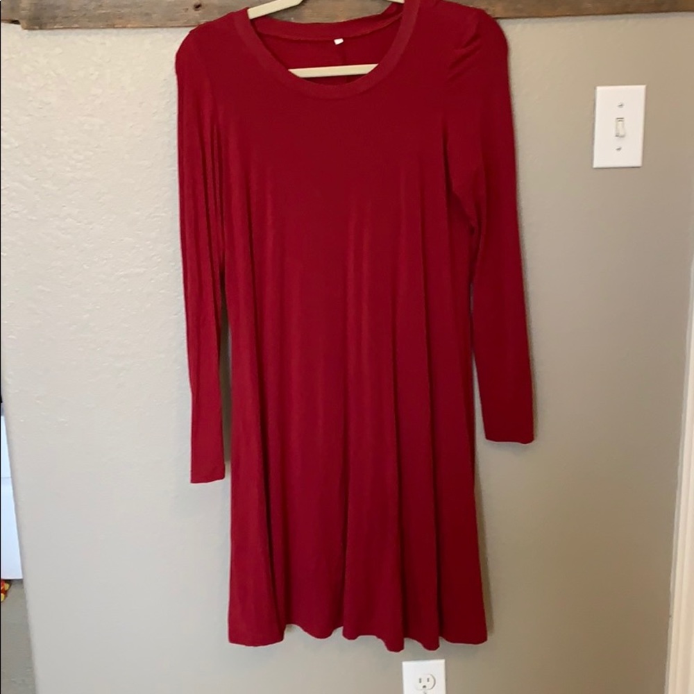 Red dress